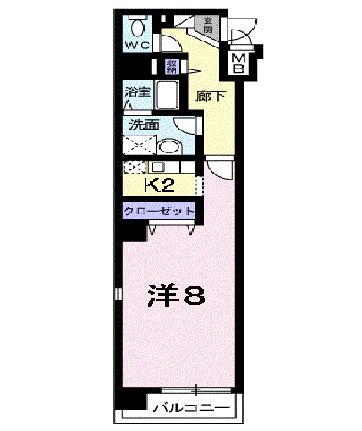 岡山県岡山市北区東花尻 庭瀬駅 1K マンション 賃貸物件詳細