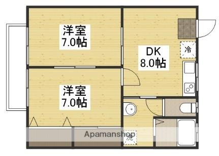 岡山県倉敷市中庄 中庄駅 2DK アパート 賃貸物件詳細