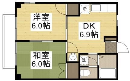 岡山県倉敷市玉島乙島 新倉敷駅 2DK アパート 賃貸物件詳細