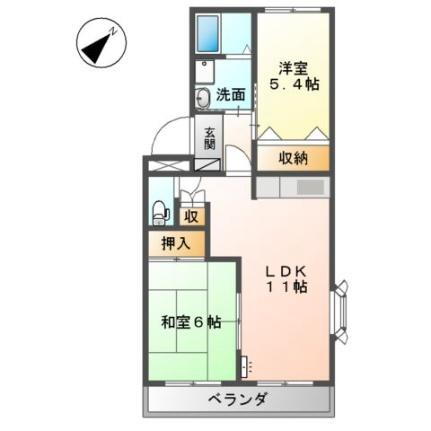 岡山県倉敷市東塚4丁目 2LDK アパート 賃貸物件詳細