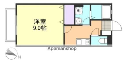 グランディールＢ 2階 1K 賃貸物件詳細