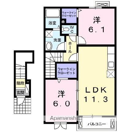 岡山県小田郡矢掛町小林 矢掛駅 2LDK アパート 賃貸物件詳細