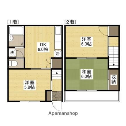 広島県府中市高木町 高木駅 3DK アパート 賃貸物件詳細