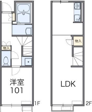 広島県福山市大門町4丁目 大門駅 1LDK アパート 賃貸物件詳細