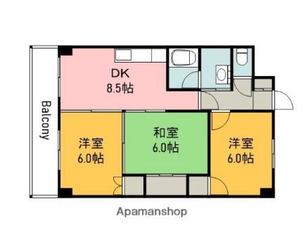 広島県広島市西区井口鈴が台1丁目 修大協創中高前駅 3DK マンション 賃貸物件詳細