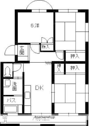 広島県広島市西区井口4丁目 修大協創中高前駅 3DK マンション 賃貸物件詳細