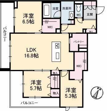 広島県安芸郡海田町栄町 海田市駅 3LDK マンション 賃貸物件詳細