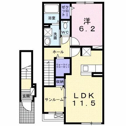広島県広島市安芸区畑賀3丁目 海田市駅 1LDK アパート 賃貸物件詳細
