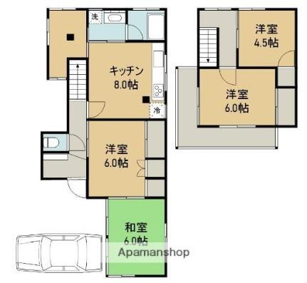 広島県広島市安芸区中野東3丁目 安芸中野駅 4DK 一戸建て 賃貸物件詳細