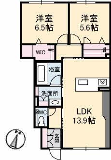 広島県広島市安芸区矢野西６丁目 矢野駅 2LDK アパート 賃貸物件詳細