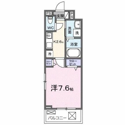 エスポワール鶴江　Ｃ 3階 1K 賃貸物件詳細