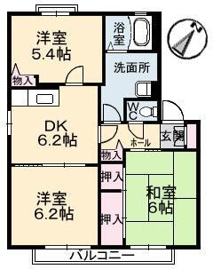 広島県広島市南区東雲3丁目 3DK アパート 賃貸物件詳細