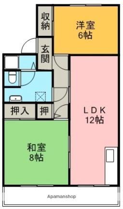 徳島県徳島市南庄町４丁目 鮎喰駅 2LDK アパート 賃貸物件詳細