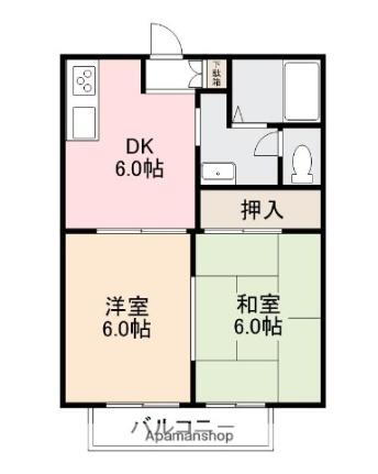 香川県高松市紙町 三条駅 2DK アパート 賃貸物件詳細