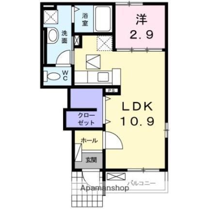 香川県高松市太田下町 伏石駅 1LDK アパート 賃貸物件詳細