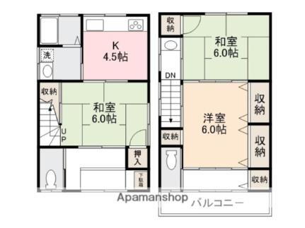 香川県高松市香川町川東上 空港通り駅 3K 一戸建て 賃貸物件詳細