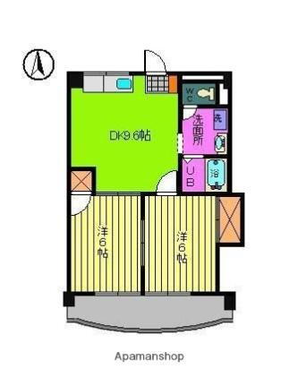 愛媛県松山市小坂3丁目 いよ立花駅 2DK マンション 賃貸物件詳細