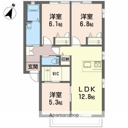 愛媛県松山市石手3丁目 道後公園駅 3LDK アパート 賃貸物件詳細
