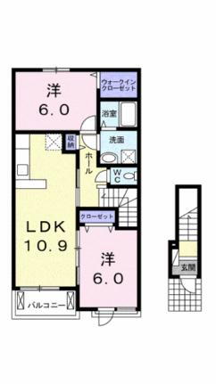 愛媛県松山市堀江町 堀江駅 2LDK アパート 賃貸物件詳細