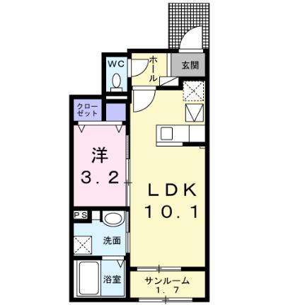 メゾン・ダンダン 1階 1LDK 賃貸物件詳細