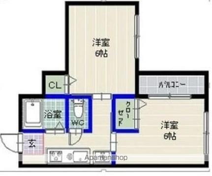 福岡県福岡市城南区別府6丁目 茶山駅 2K マンション 賃貸物件詳細