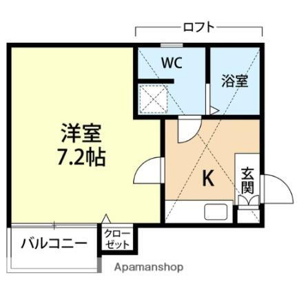 福岡県福岡市西区愛宕1丁目 姪浜駅 1K アパート 賃貸物件詳細
