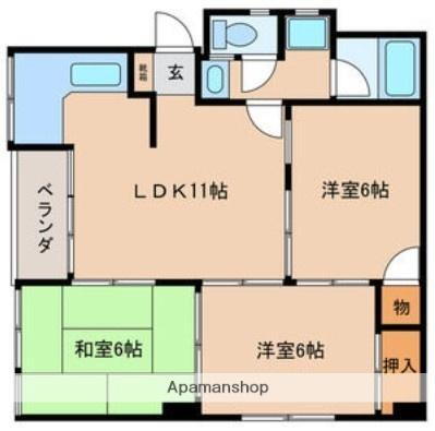 福岡県福岡市中央区小笹3丁目 桜坂駅 3LDK アパート 賃貸物件詳細