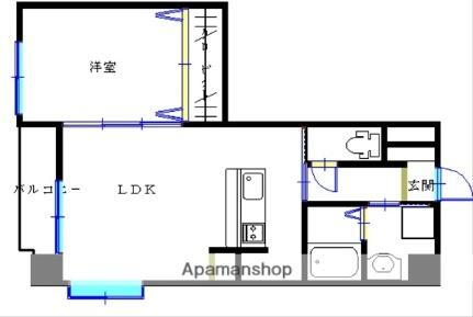 キャトルフィーユ 2階 1LDK 賃貸物件詳細