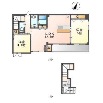 鹿児島県鹿児島市坂之上3丁目 坂之上駅 2LDK アパート 賃貸物件詳細