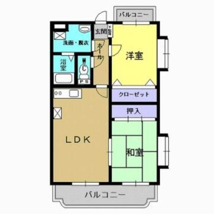 グレイスラパン健士郎 3階 2LDK 賃貸物件詳細
