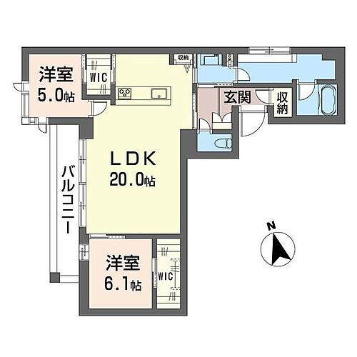 ヴィオラ・ボヌール 3階 2LDK 賃貸物件詳細