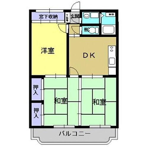 鹿児島県鹿児島市吉野町 鹿児島駅 3DK マンション 賃貸物件詳細