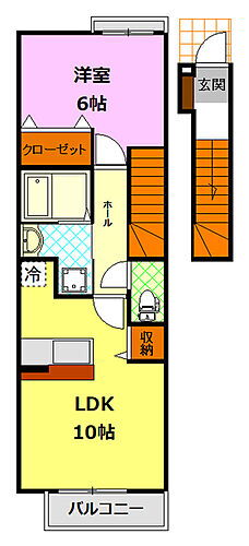 栃木県小山市大字外城 小山駅 1LDK アパート 賃貸物件詳細