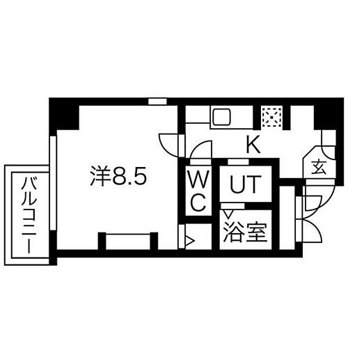 エヌエムスワサント 9階 1K 賃貸物件詳細
