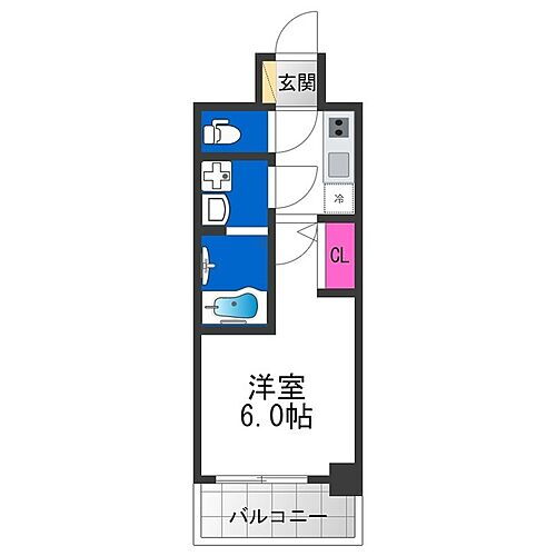 エスリードレジデンス大阪天王寺 8階 1K 賃貸物件詳細