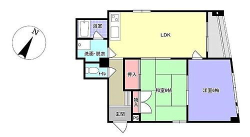 福岡県福岡市南区桧原1丁目28-3 福大前駅 2LDK マンション 賃貸物件詳細