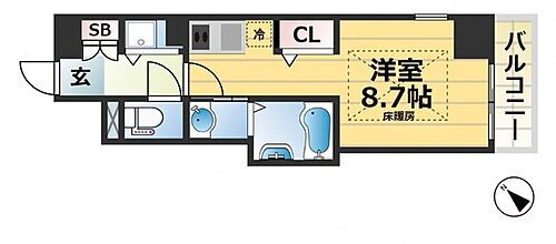 兵庫県神戸市中央区楠町6丁目 高速神戸駅 1K マンション 賃貸物件詳細