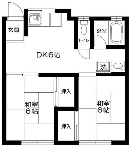 神奈川県相模原市南区麻溝台8丁目 小田急相模原駅 2DK アパート 賃貸物件詳細