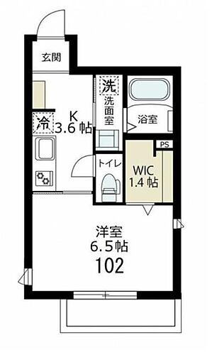 神奈川県横浜市緑区長津田4丁目 長津田駅 1K アパート 賃貸物件詳細