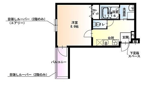大阪府堺市東区白鷺町1丁 白鷺駅 1K アパート 賃貸物件詳細