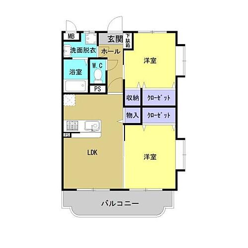 宮崎県都城市下川東1丁目 都城駅 2LDK マンション 賃貸物件詳細
