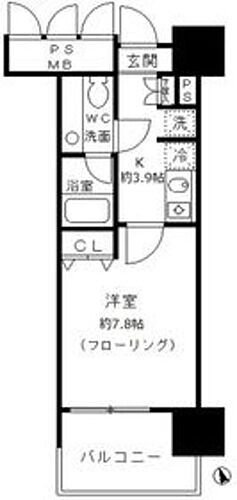 東京都港区芝浦4丁目 高輪ゲートウェイ駅 1K マンション 賃貸物件詳細