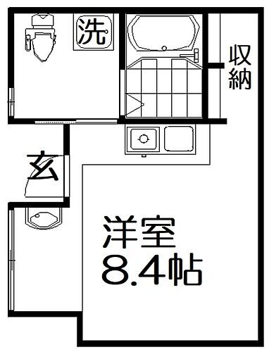 アペイロンナギサ 1階 ワンルーム 賃貸物件詳細