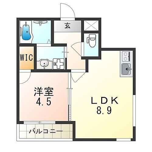 大阪府大阪市東淀川区北江口4丁目 井高野駅 1LDK アパート 賃貸物件詳細
