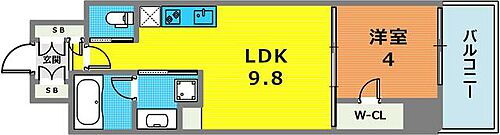 ブエナビスタ神戸三宮 13階 1LDK 賃貸物件詳細