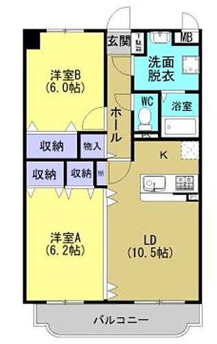 栃木県塩谷郡高根沢町大字宝積寺 宝積寺駅 2LDK マンション 賃貸物件詳細