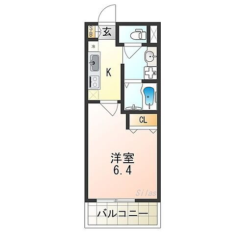 大阪府大阪市住吉区清水丘2丁目 我孫子前駅 1K マンション 賃貸物件詳細