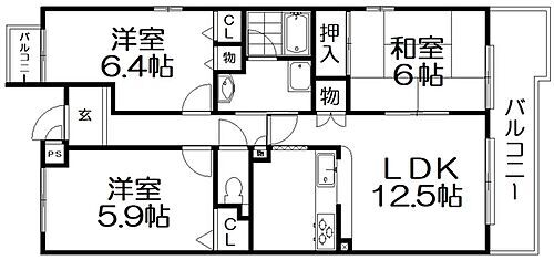大阪府枚方市伊加賀西町 枚方公園駅 3LDK マンション 賃貸物件詳細