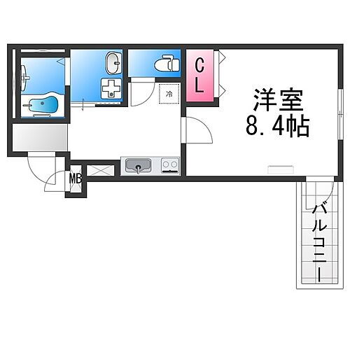 フジパレス三国ヶ丘ＩＩＩ番館 3階 1K 賃貸物件詳細
