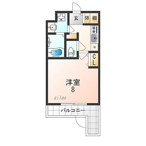 兵庫県西宮市甲子園浜田町 久寿川駅 1K マンション 賃貸物件詳細